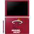 NBA Miami Heat Red Primary Logo Galaxy Book 12in Skin